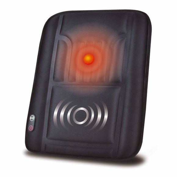 Health Touch Back Vibration Massager Mat Cushion with Heat - For home or car! - Picture 2 of 4